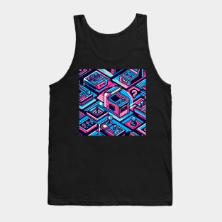 Retro 90s Vibe - Vintage Style Fashion Tea Tank Top